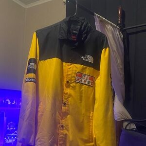Supreme Black and Yellow Raincoat
